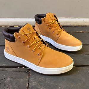 Timberland Boots. Worn once. My son grew out of them too fast!! Size 7.5